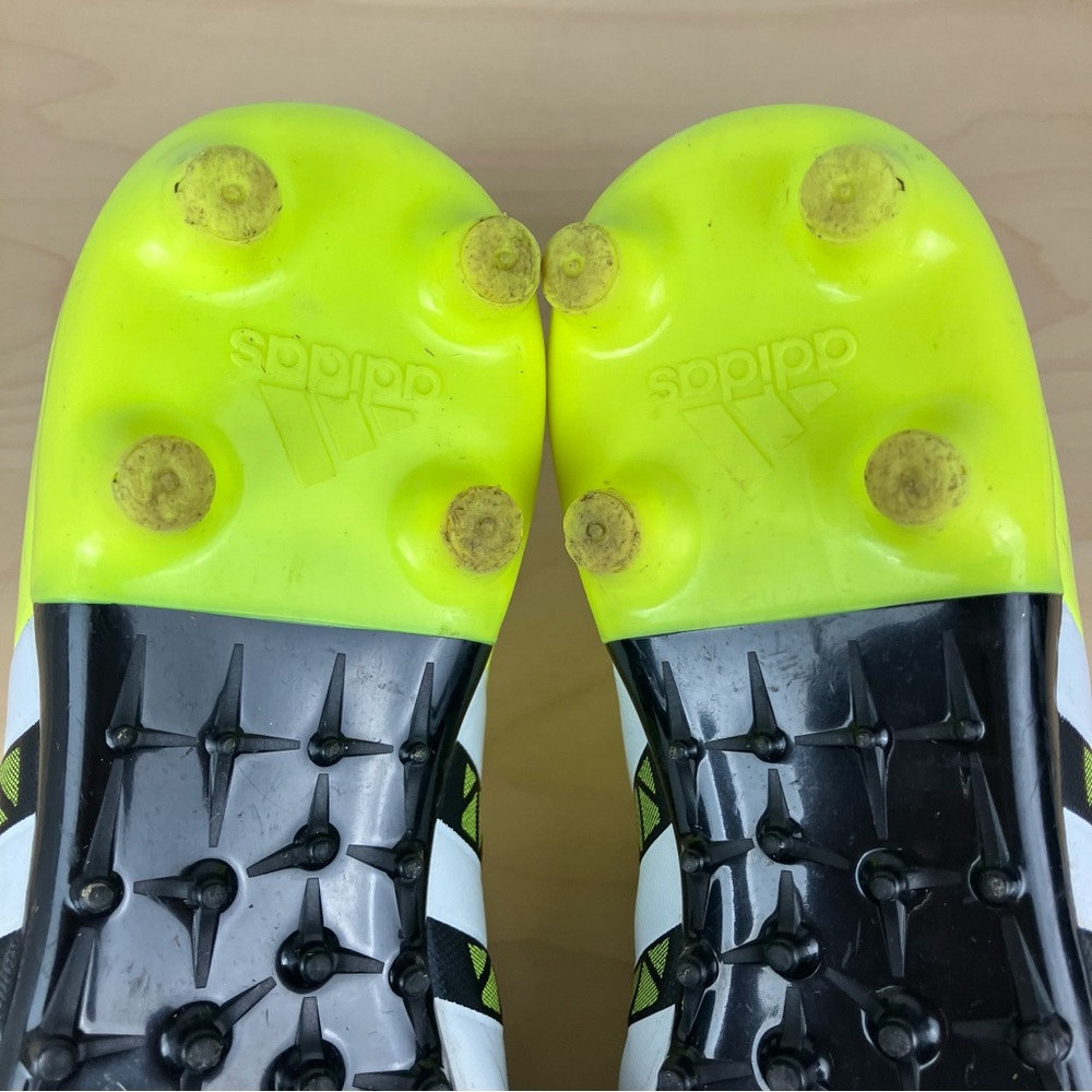Adidas Men’s Size 8.5 Ace 15.3 FG Volt & Black Athletic Soccer Cleats 2015 - Picture 10 of 13
